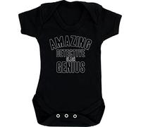 Hippowarehouse Amazing detective slash genius baby vest bodysuit (short sleeve) boys girls