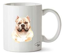 Hippowarehouse American Bully - Dog Printed Mug Cup Ceramic 10oz