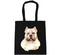 Hippowarehouse American bully - Dog Tote Shopping Gym Beach Bag 42cm x38cm, 10 litres