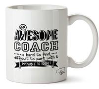 Hippowarehouse an Awesome Coach is Hard to Find, Difficult to Part with & Impossible to Forget Printed Mug Cup Ceramic 10oz