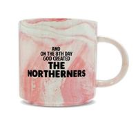 Hippowarehouse and on The 8th Day God Created The Northerners Printed Mug Various Colour Options Ceramic Cup Kitchenware 11oz
