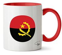 Hippowarehouse Angola Flag Printed Mug Various Colour Options Ceramic Cup Kitchenware 11oz