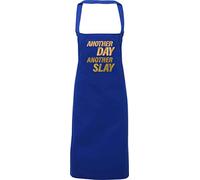 Hippowarehouse Another day another slay - Gold glitter Apron kitchen cooking painting DIY onesize adult