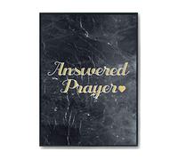 Hippowarehouse Answered prayer Printed Poster A4 Wall Art Design Classroom Room Gym Office Décor
