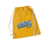 Hippowarehouse Argentina Football World Champions Buenos Aires Graffiti Street Style Drawstring Cotton School Gym Bag 37cm x 46cm, 12 litres