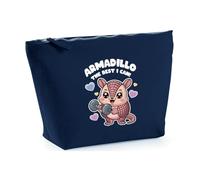Hippowarehouse Armadillo The Best I can Printed Make up Cosmetic wash Bag 18x19x9cm