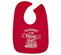 Hippowarehouse assistant to the pancake maker cotton baby nursing bib boys girls