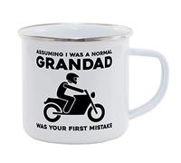 Hippowarehouse Assuming I Ã‚ was a Normal Grandad was Your First Mistake Biker Printed Mug Various Colour Options Ceramic Cup Kitchenware 11oz