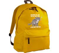 Hippowarehouse Assuming i'm just an old lady was your first mistake backpack ruck sack Dimensions: 31 x 42 x 21 cm Capacity: 18 litres
