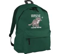 Hippowarehouse Assuming i'm just an old lady was your first mistake backpack ruck sack Dimensions: 31 x 42 x 21 cm Capacity: 18 litres