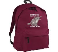 Hippowarehouse Assuming i'm just an old lady was your first mistake backpack ruck sack Dimensions: 31 x 42 x 21 cm Capacity: 18 litres