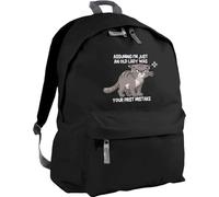 Hippowarehouse Assuming i'm just an old lady was your first mistake backpack ruck sack Dimensions: 31 x 42 x 21 cm Capacity: 18 litres