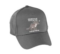 Hippowarehouse Assuming I'm just an Old Lady was Your First Mistake Cap hat OneSize Adults