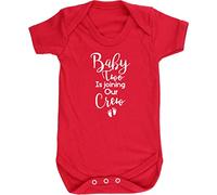Hippowarehouse Baby Two Is Joining Our Crew - Pregnancy Baby Announcement baby vest bodysuit (short sleeve) boys girls