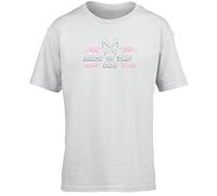 Hippowarehouse Back to The 00s - y2k Design Pink 2000s noughties Kids Children's Short Sleeve t-Shirt