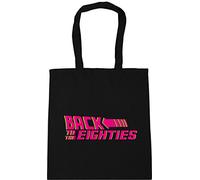 Hippowarehouse Back to the eighties Tote Shopping Gym Beach Bag 42cm x38cm, 10 litres