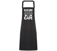 Hippowarehouse Baking is my superpower and apron is my cape Apron kitchen cooking painting DIY onesize adult