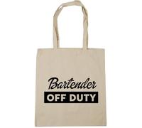 Hippowarehouse Bartender Off Duty Tote Shopping Gym Beach Bag 42cm x38cm, 10 litres