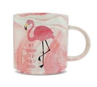 Hippowarehouse Be a Flamingo in a Flock of Pigeons Printed Mug Various Colour Options Ceramic Cup Kitchenware 11oz