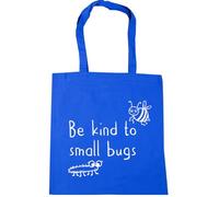Hippowarehouse be kind to small bugs Tote Shopping Gym Beach Bag 42cm x38cm, 10 litres