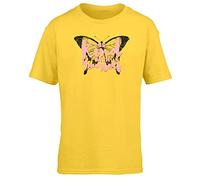 Hippowarehouse Be Kind with Yourself - Butterfly Kids Children's Short Sleeve t-Shirt