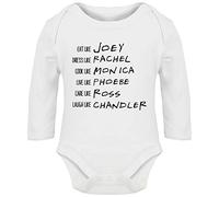 Hippowarehouse Be like Rachel Monica Phoebe Joey Chandler Ross baby vest bodysuit (long sleeve) boys girls