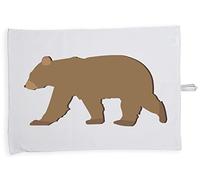 Hippowarehouse Bear Tea Towel Eco Printed Dish Cloth Kitchen accessory 50cmx70cm 100% Cotton
