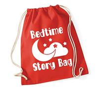 Hippowarehouse Bedtime story bag Drawstring Cotton School Gym Bag 37cm x 46cm, 12 litres
