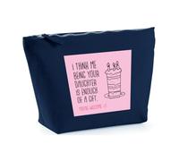 Hippowarehouse Being Your Daughter is Enough of a Gift Printed Make up Cosmetic wash Bag 18x19x9cm