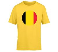 Hippowarehouse Belgium Flag Kids Children's Short Sleeve t-Shirt