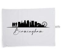 Hippowarehouse Birmingham Tea Towel Eco Printed Dish Cloth Kitchen accessory 50cmx70cm 100% Cotton