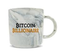 Hippowarehouse Bitcoin Billionaire Printed Mug Various Colour Options Ceramic Cup Kitchenware 11oz