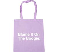 Hippowarehouse blame it on the boogie Tote Shopping Gym Beach Bag 42cm x38cm, 10 litres