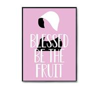 Hippowarehouse Blessed Be The Fruit Printed Poster A4 Wall Art Design Classroom Room Gym Office Décor