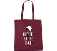 Hippowarehouse Blessed Be The Fruit Tote Shopping Gym Beach Bag 42cm x38cm, 10 litres