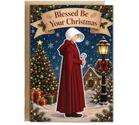 Hippowarehouse Blessed be your Christmas Card - A6 with envelope for him for her Funny Cards for Men and Women