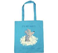 Hippowarehouse Blue bubbles - It's called self-care. Look it up - Dog Tote Shopping Gym Beach Bag 42cm x38cm, 10 litres