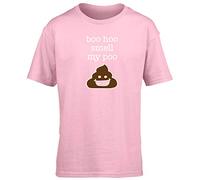 Hippowarehouse Boo hoo Smell My Poo Kids Children's Short Sleeve t-Shirt