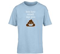 Hippowarehouse Boo hoo Smell My Poo Kids Children's Short Sleeve t-Shirt