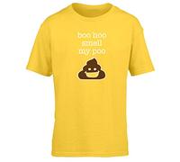 Hippowarehouse Boo hoo Smell My Poo Kids Children's Short Sleeve t-Shirt