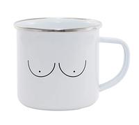 Hippowarehouse Boobs Print Printed Mug Various Colour Options Ceramic Cup Kitchenware 11oz