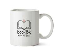 Hippowarehouse Booktok Made me do it Printed Mug Various Colour Options Ceramic Cup Kitchenware 11oz
