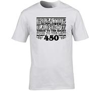 Hippowarehouse Breathe Sunflower Rainbow Three to The Right Four to The Left 450 Stranger Ramblings Unisex Short Sleeve t-Shirt (Specific Size Guide in Description)