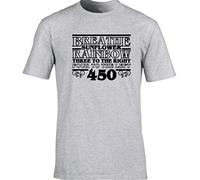 Hippowarehouse Breathe Sunflower Rainbow Three to The Right Four to The Left 450 Stranger Ramblings Unisex Short Sleeve t-Shirt (Specific Size Guide in Description)