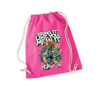 Hippowarehouse Bring it Like You Mean it South America Football World Champions Drawstring Cotton School Gym Bag 37cm x 46cm, 12 litres