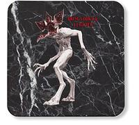 Hippowarehouse Bring Vodka and a Lighter demogorgon demon printed coaster gloss finish durable backing 9cm x 9cm 2 pack