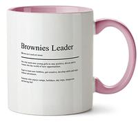 Hippowarehouse Brownies Leader Dictionary Printed Mug Various Colour Options Ceramic Cup Kitchenware 11oz