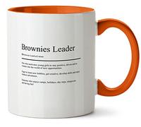 Hippowarehouse Brownies Leader Dictionary Printed Mug Various Colour Options Ceramic Cup Kitchenware 11oz