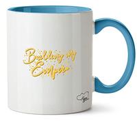 Hippowarehouse Building My Empire Printed Mug Various Colour Options Ceramic Cup Kitchenware 11oz