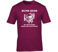Hippowarehouse Bunkbeds, So Much More Room for Activities! Movie Quote Unisex Short Sleeve t-Shirt (Specific Size Guide in Description)